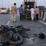 नालंदा के सिहुली मोड़ फ्लाईओवर पर सड़क हादसा