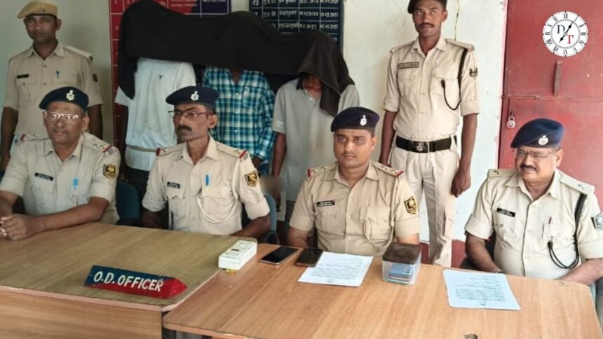 Nalanda के पावापुरी में मोबाइल झपटमारी मामले में तीन आरोपी गिरफ्तार