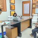नालंदा में लोक शिकायतों की सुनवाई करतीं डीएम उदिता सिंह