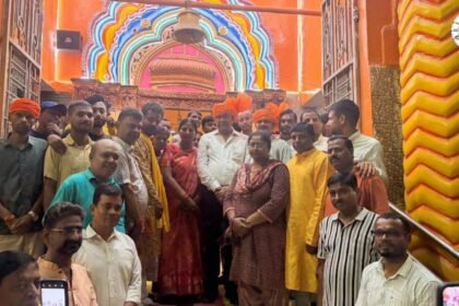 नालंदा के बाबा मणिराम अखाड़ा मंदिर में पीएम मोदी के जन्मदिन पर दीपोत्सव