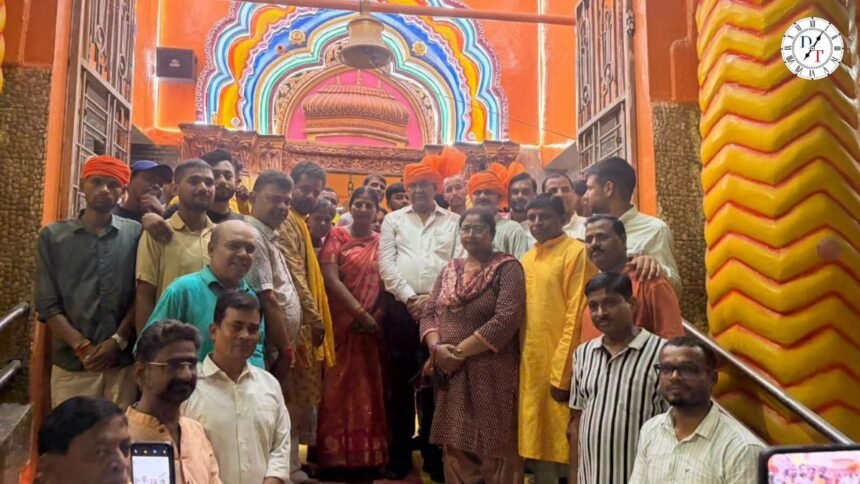 नालंदा के बाबा मणिराम अखाड़ा मंदिर में पीएम मोदी के जन्मदिन पर दीपोत्सव