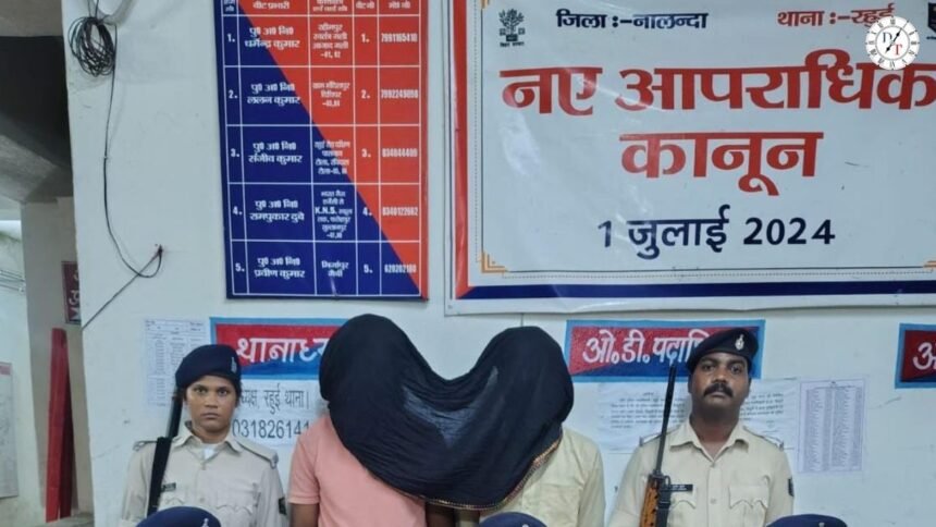 ढिबरा मोड़ पर ब्राउन शुगर के साथ दो युवकों की गिरफ्तारी