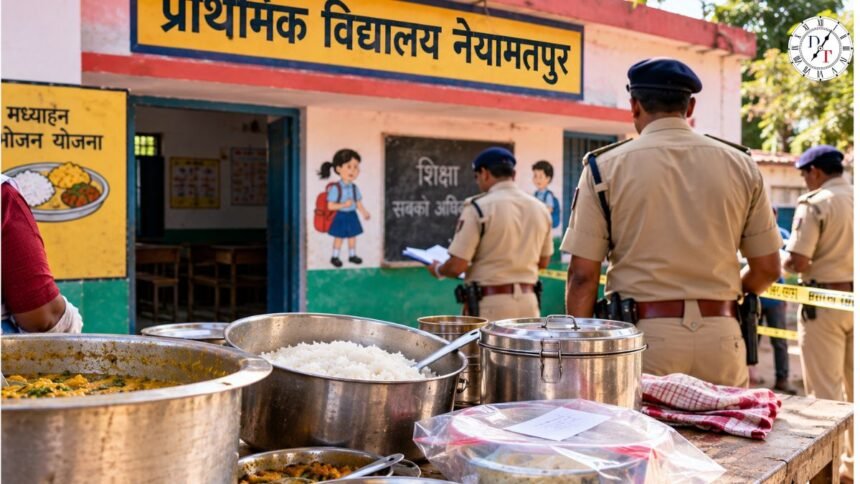 नेयामतपुर स्कूल के मध्याह्न भोजन में जहर की आशंका