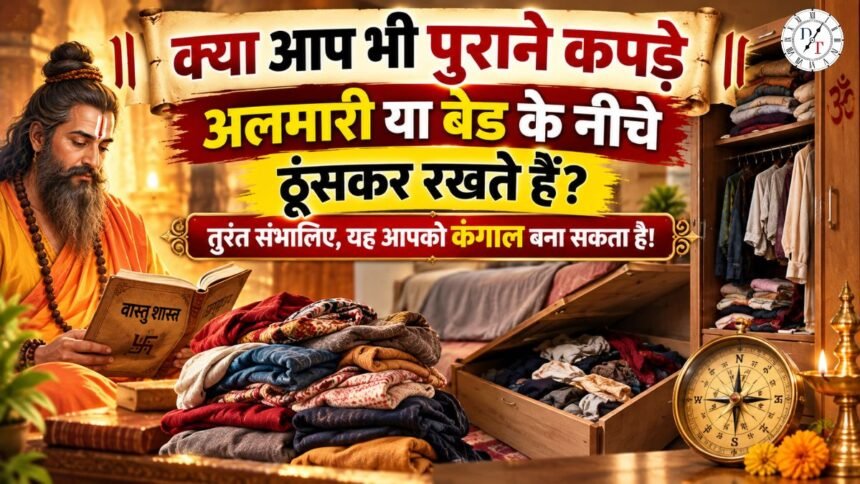 पुराने कपड़ों को अलमारी और बेड के नीचे रखने के वास्तु नियम