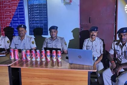 पावापुरी में घर से 5 लीटर बीयर बरामद