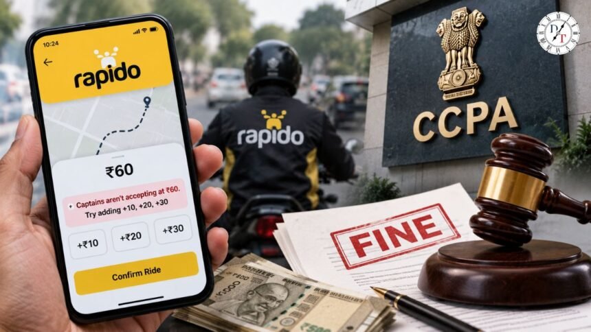 Rapido पर CCPA का 10 लाख रुपये जुर्माना