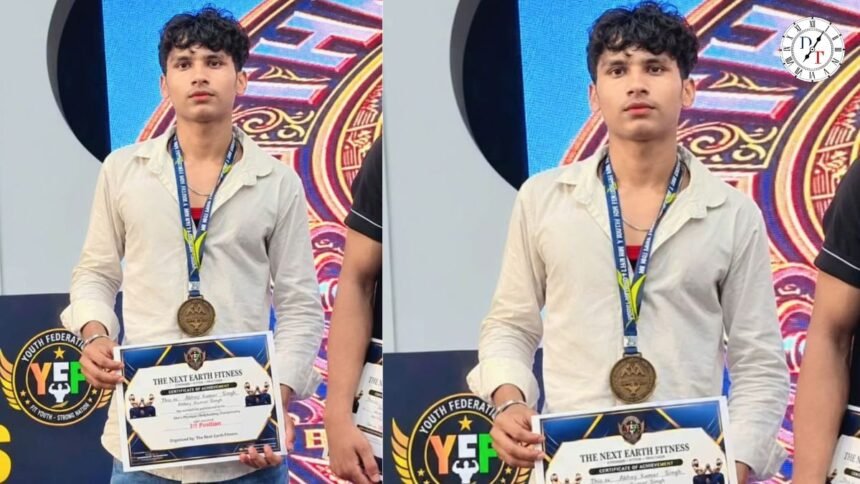 रोहतास के आदित्य कुमार ने आर्म रेसलिंग में जीता रजत पदक