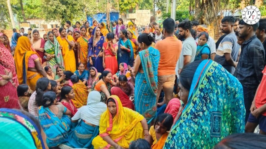 रोहतास में विश्वकर्मा विसर्जन के दौरान हाइवा हादसा