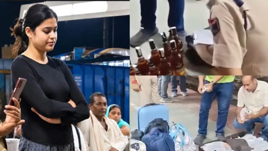 समस्तीपुर में स्वतंत्रता सेनानी एक्सप्रेस के फर्स्ट AC कूपे से शराब बरामद