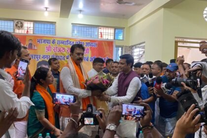 अमरपुर में sanjay sarawagi का जोरदार स्वाग