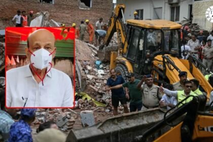 दिल्ली के सत्य निकेतन में ढही पांच मंजिला PG इमारत