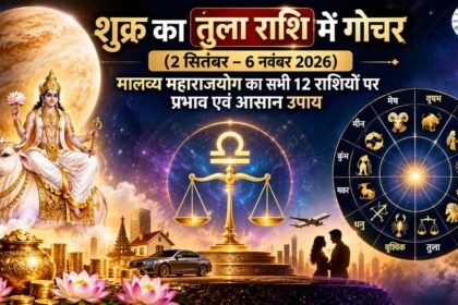 शुक्र गोचर 2026 तुला राशि में मालव्य राजयोग
