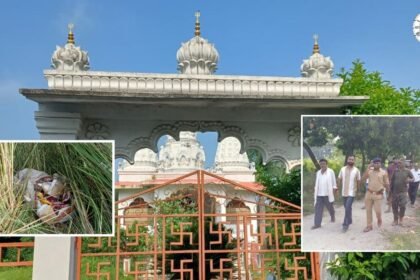 गुठनी के सिद्धेश्वर महादेव मंदिर से चोरी हुई चार मूर्तियां
