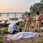तेघड़ा में गंगा किनारे मिला अज्ञात महिला का शव