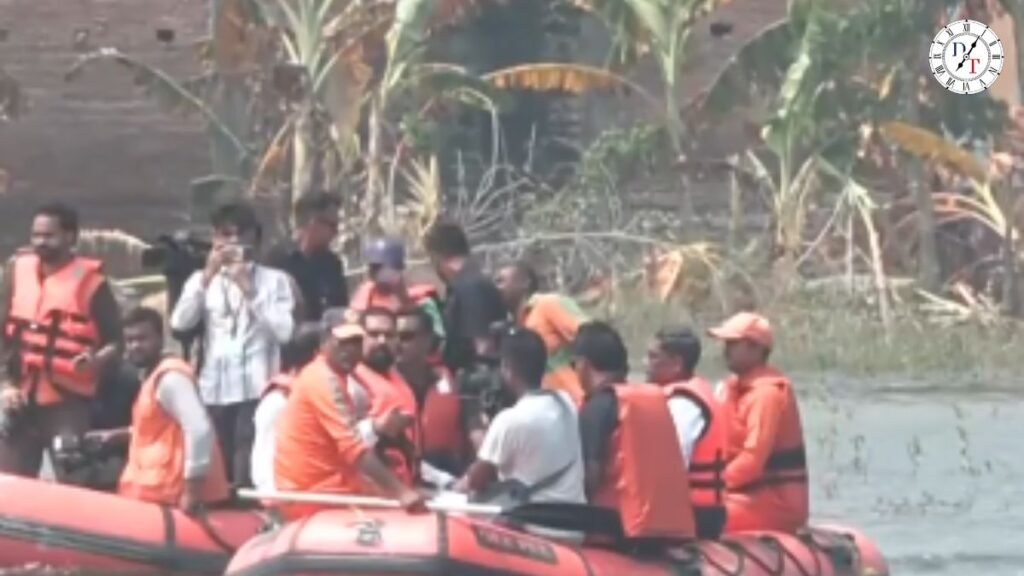 राघोपुर में शिवराज और सम्राट चौधरी का निरीक्षण