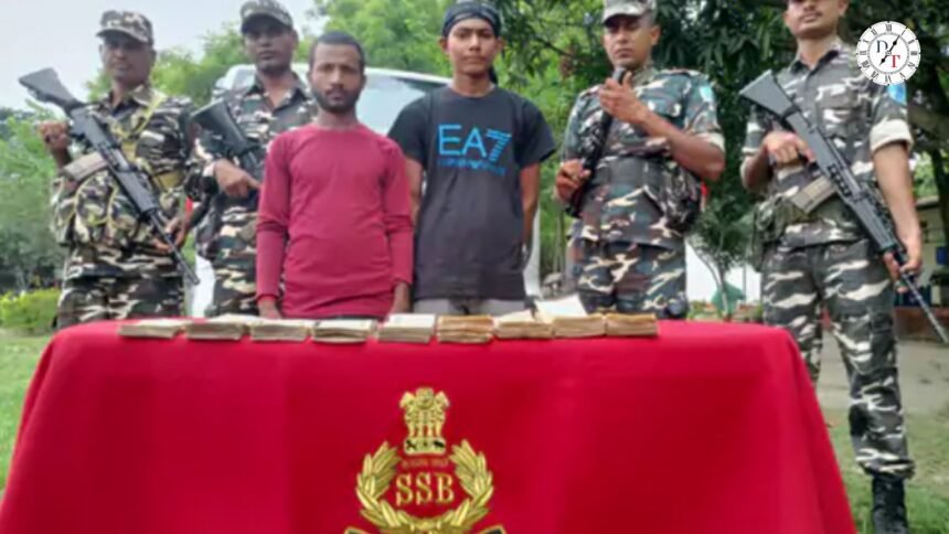 अररिया में एसएसबी द्वारा 6.56 लाख नेपाली करेंसी के साथ दो युवकों की गिरफ्तारी