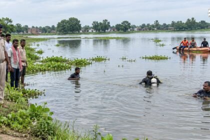 अरवल के करपी में बाढ़ के पानी में किशोर के डूबने की घटना