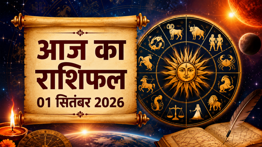 Aaj Ka Rashifal 01 September 2026 सभी 12 राशियों का दैनिक राशिफल