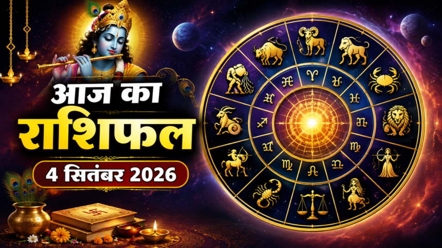 आज का राशिफल 4 सितंबर 2026 सभी 12 राशियों का राशिफल