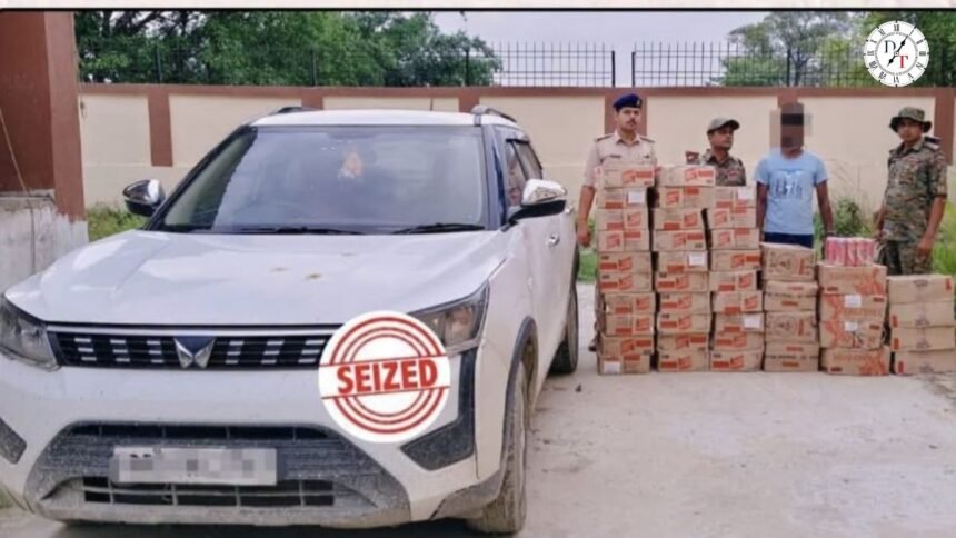 एकमा का शराब तस्कर 375 लीटर शराब के साथ सीवान में गिरफ्तार