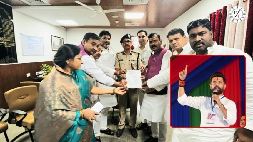 चिराग पासवान को धमकी के बाद DGP से मिले LJP नेता