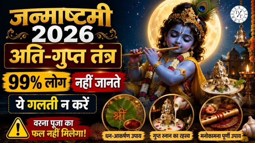 जन्माष्टमी 2026 के गुप्त उपाय और निशिता काल पूजा
