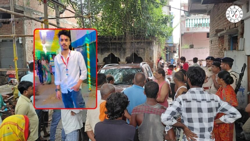 नवादा के हिसुआ में गोलीबारी के बाद घटनास्थल पर पुलिस