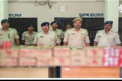 नालंदा के वेना में बरामद 6447 बोतल विदेशी शराब और जब्त वाहन