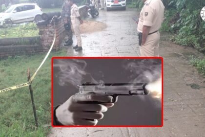 नालंदा के संतन बिगहा में फायरिंग के बाद पुलिस जांच