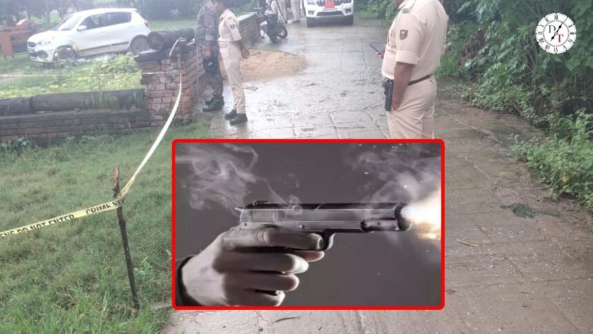 नालंदा के संतन बिगहा में फायरिंग के बाद पुलिस जांच