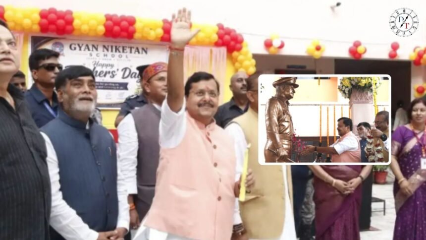 नितिन नवीन ने पटना में आचार्य किशोर कुणाल की प्रतिमा का अनावरण किया