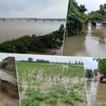 पटना में गंगा और पुनपुन नदी का बढ़ता जलस्तर