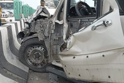 पतासंग के पास पिकअप और स्कॉर्पियो में जोरदार टक्कर