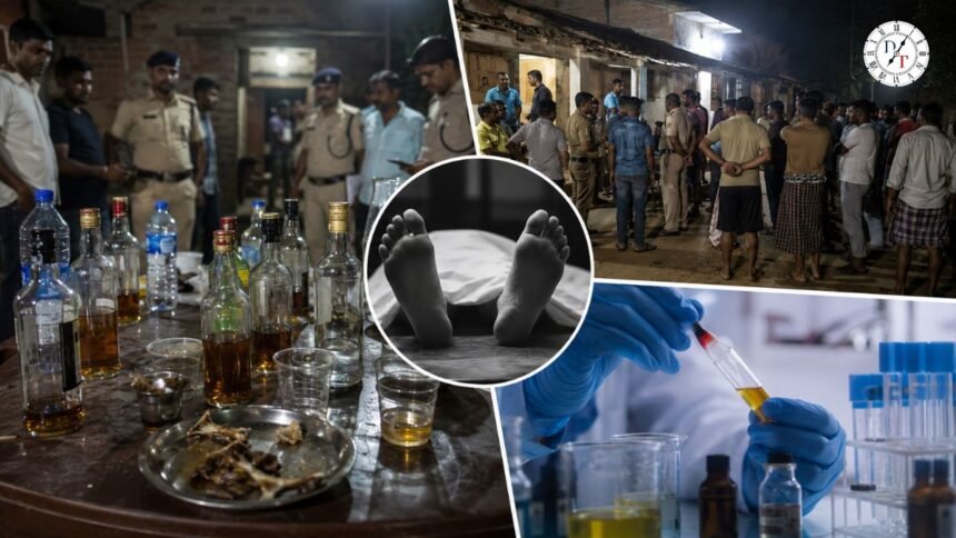 बाढ़ में शराब पार्टी के बाद चार युवकों की मौत का मामला