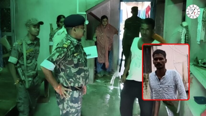 मुंगेर के धरहरा में रंगदारी और धमकी मामले में आरोपी गिरफ्तार