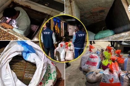 समस्तीपुर में 318 किलो गांजा बरामद और तीन आरोपी गिरफ्तार