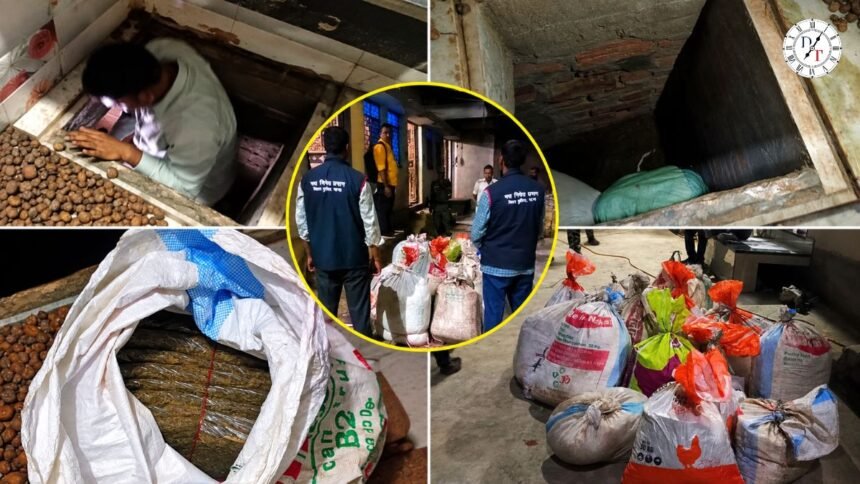 समस्तीपुर में 318 किलो गांजा बरामद और तीन आरोपी गिरफ्तार