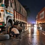 Aurangabad News: जीटी रोड पर टायर देखने उतरे चालक को कंटेनर ने रौंदा