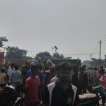 दारोगा योगेश की मौत की जांच की मांग, सड़क जाम