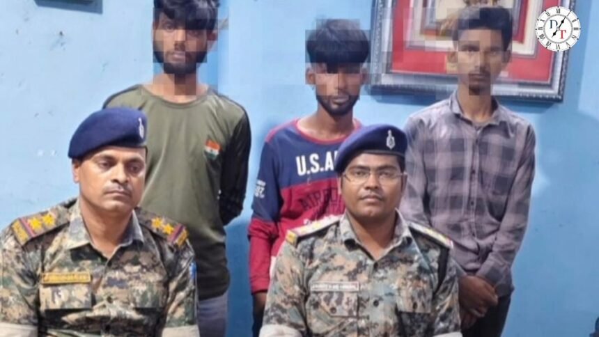Aurangabad, बारुण में तीन युवक गिरफ्तार, देशी कट्टा और छह कारतूस बरामद