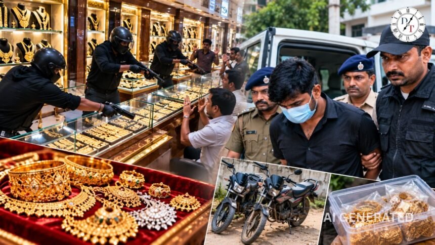 बेगूसराय ज्वेलरी लूटकांड में आरोपित जसीडीह से हिरासत में