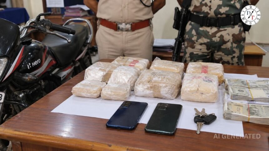 Begusarai News: STF ने 173 ग्राम हेरोइन के साथ दो आरोपित पकड़े