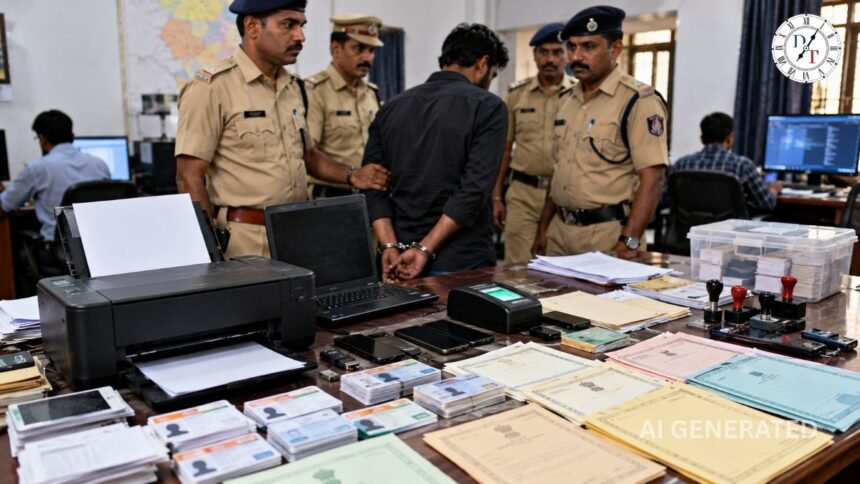 फर्जी सरकारी कागजात गिरोह पर शिकंजा, सारण से गिरफ्तारी
