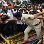 दारोगा मुख्य परीक्षा रद्द होने पर पटना में प्रदर्शन