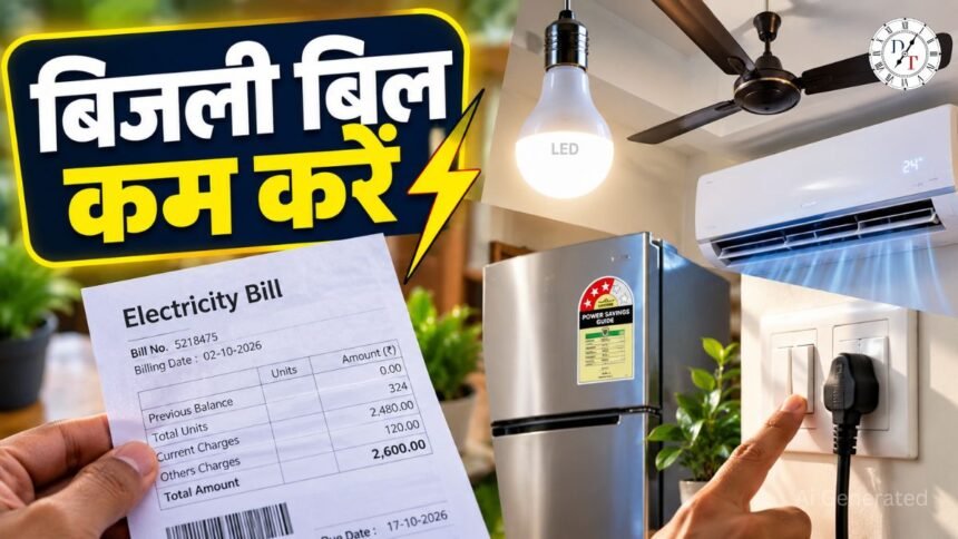 बिजली का बिल कम करने के 10 आसान Home Tips