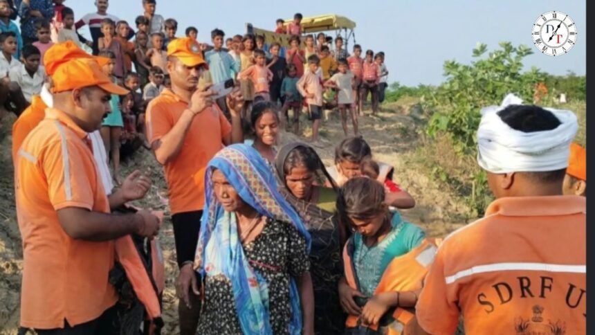 Chhapra Flood: छपरा में SDRF की 40 सदस्यीय टीम का बाढ़ राहत अभियान
