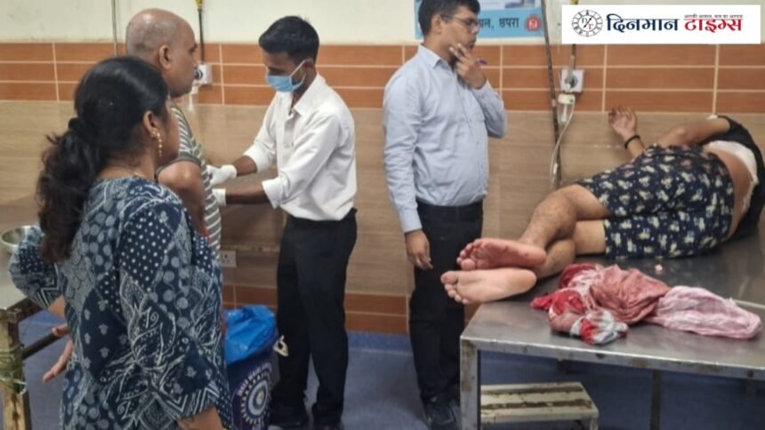 छपरा के अटल नगर में चाकूबाजी की घटना के बाद पुलिस जांच