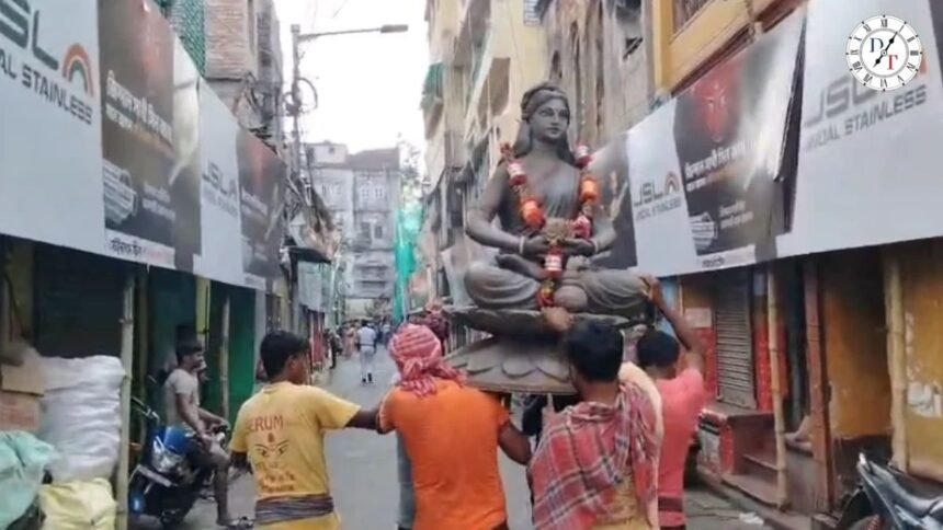 9 मौतों के मातम में मां दुर्गा को विदाई