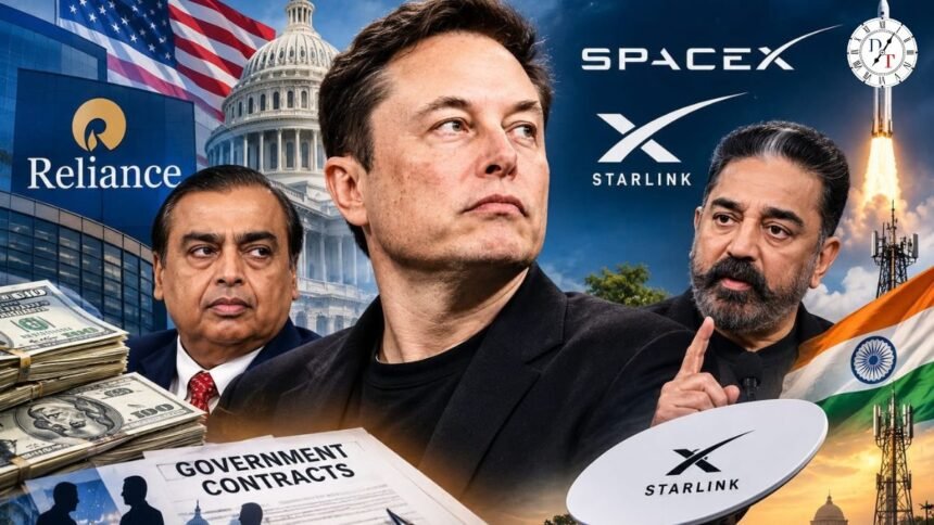 Elon Musk स्टारलिंक भारत मुकेश अंबानी कमल हासन विवाद