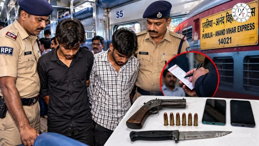 Rohtas, ट्रेन में फर्जी टीटीई बनकर वसूली, RPF ने दो युवकों को पकड़ा